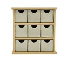 Creativ 9 Drawer Storage. (New)