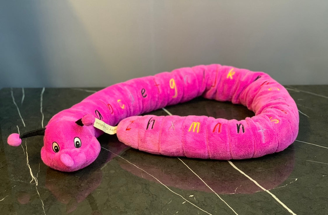 abc Worm Pillow 44”
