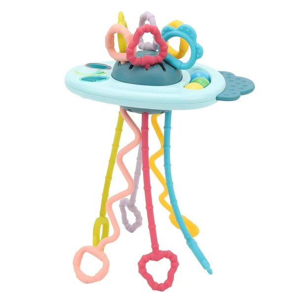 Pull String, Sensory Baby Activity Toy.