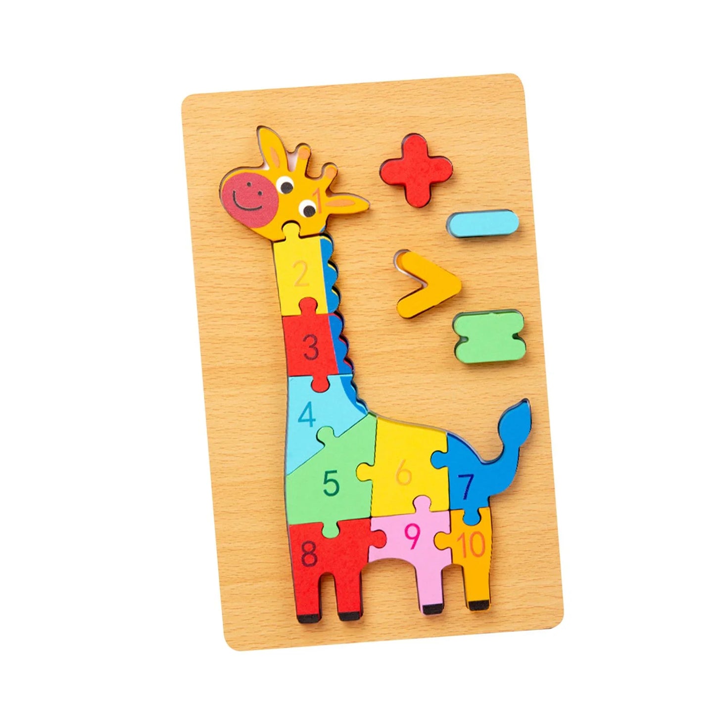 Wooden Giraffe Puzzle.