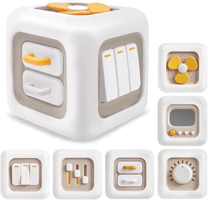 Montessori Busy Activity Cube.