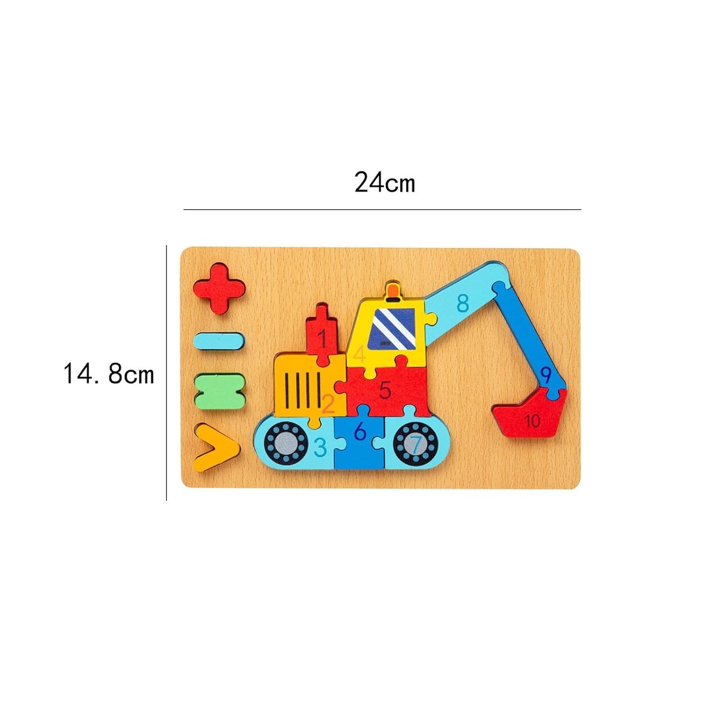 Small Wooden Puzzle Board for Kids