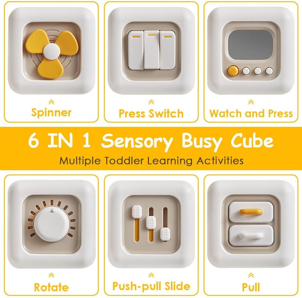 Montessori Busy Activity Cube.