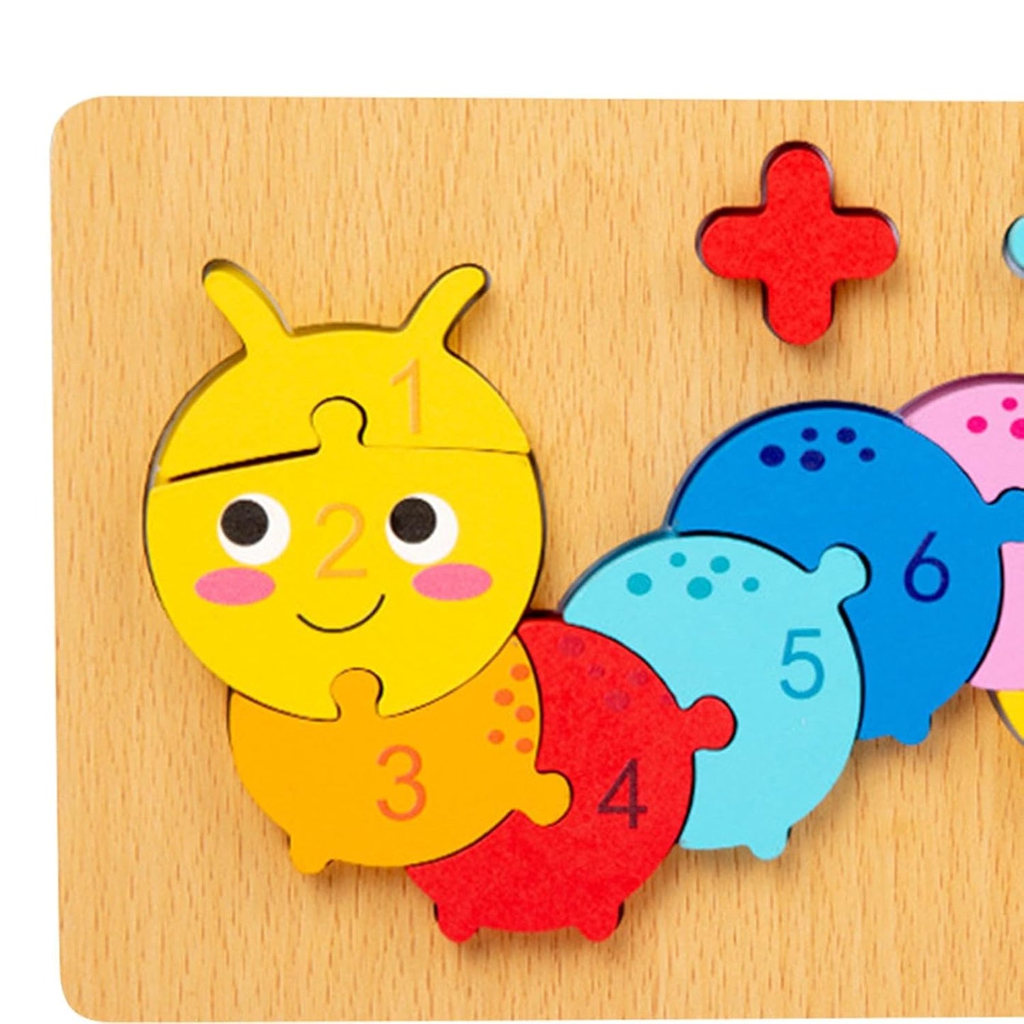 Number Puzzle Animal Jigsaw - Caterpillar