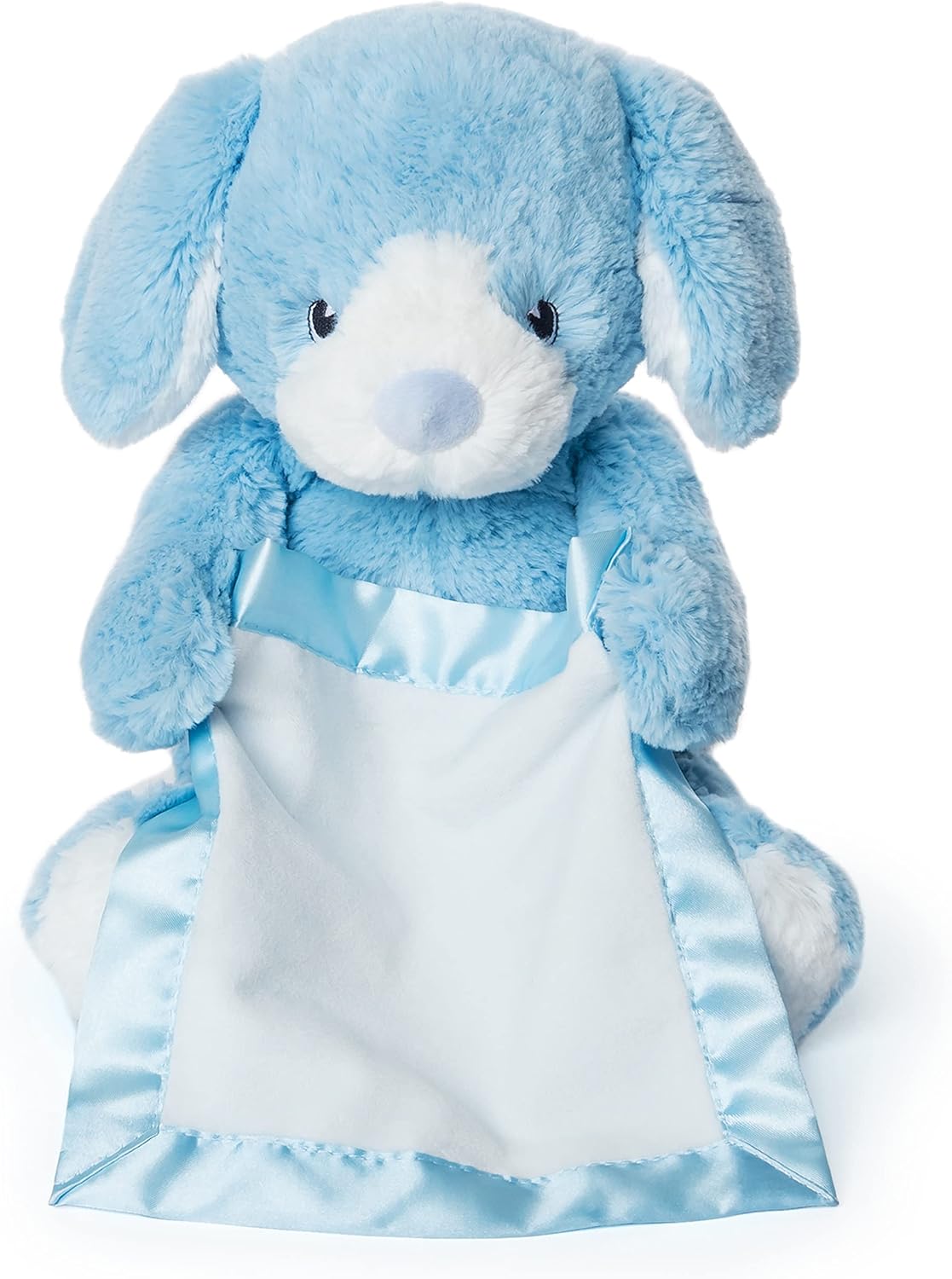 Peek-A-Boo Puppy Blue Soft Toy
