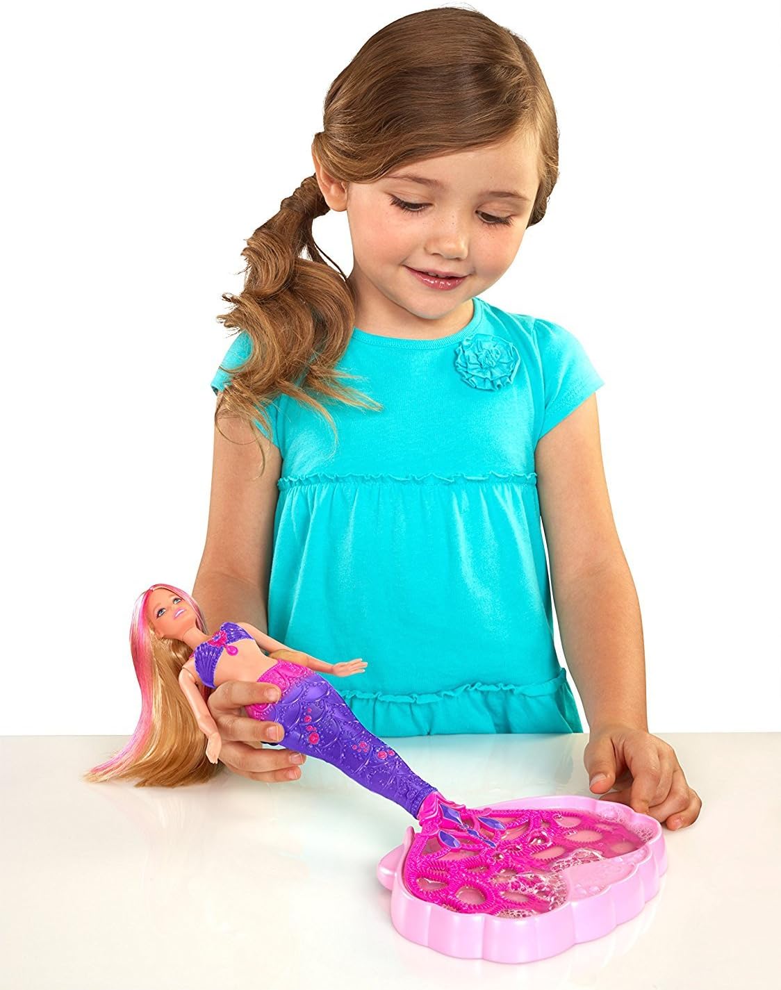 Mattel Barbie Bubble-Tastic Mermaid Doll.