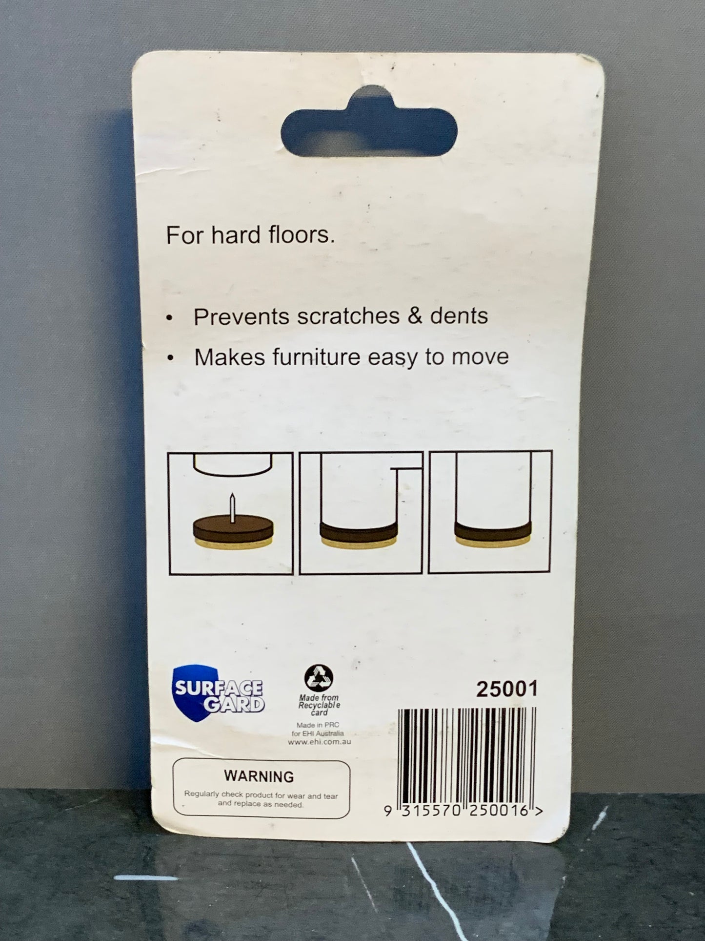 Nail on felt(new)