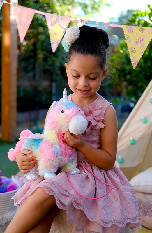 Cuddle Barn Magical Unicorn Leash & Wings Starlight.