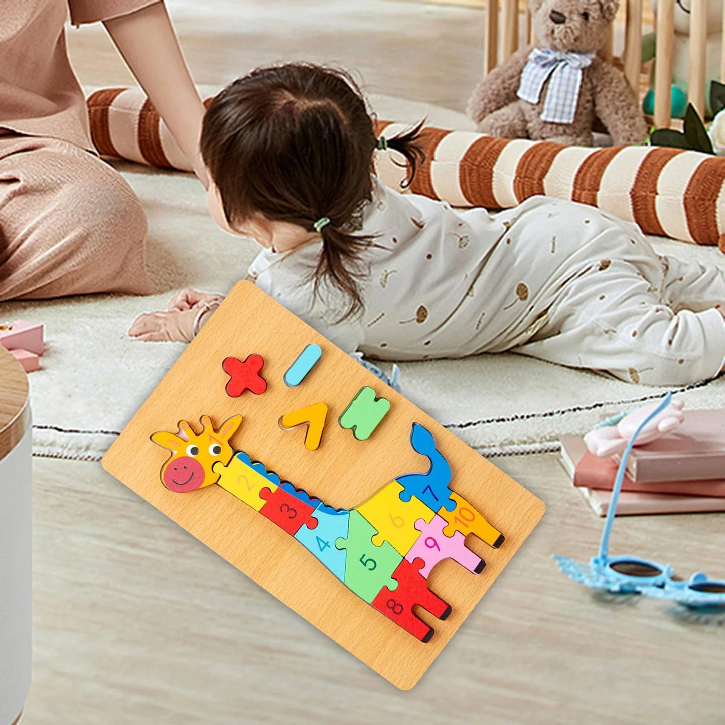 Wooden Giraffe Puzzle.