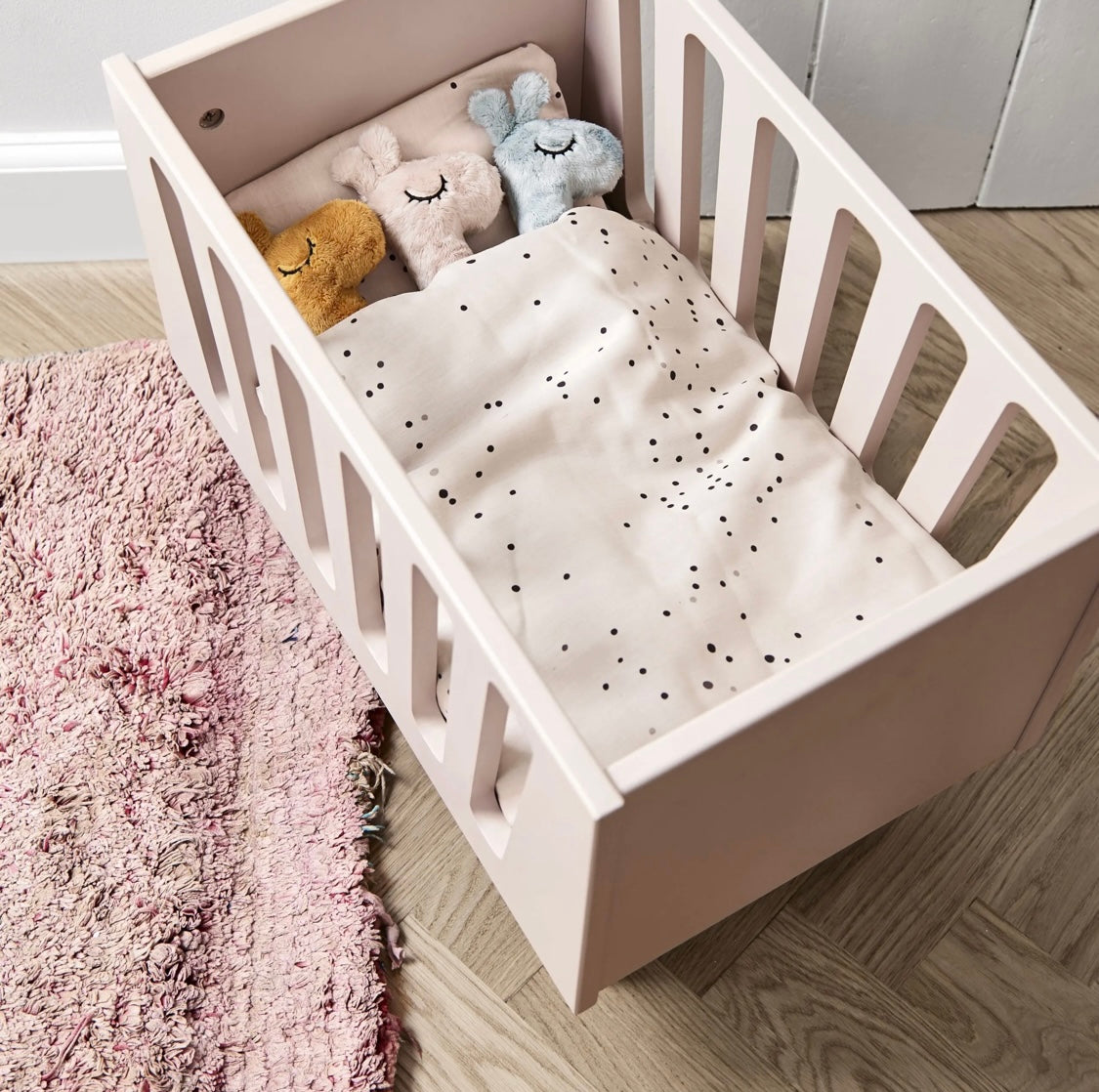 DONE BY DEER TINY COT DOLLS BED (For Isb/rwp only)(Rs 500 advance )