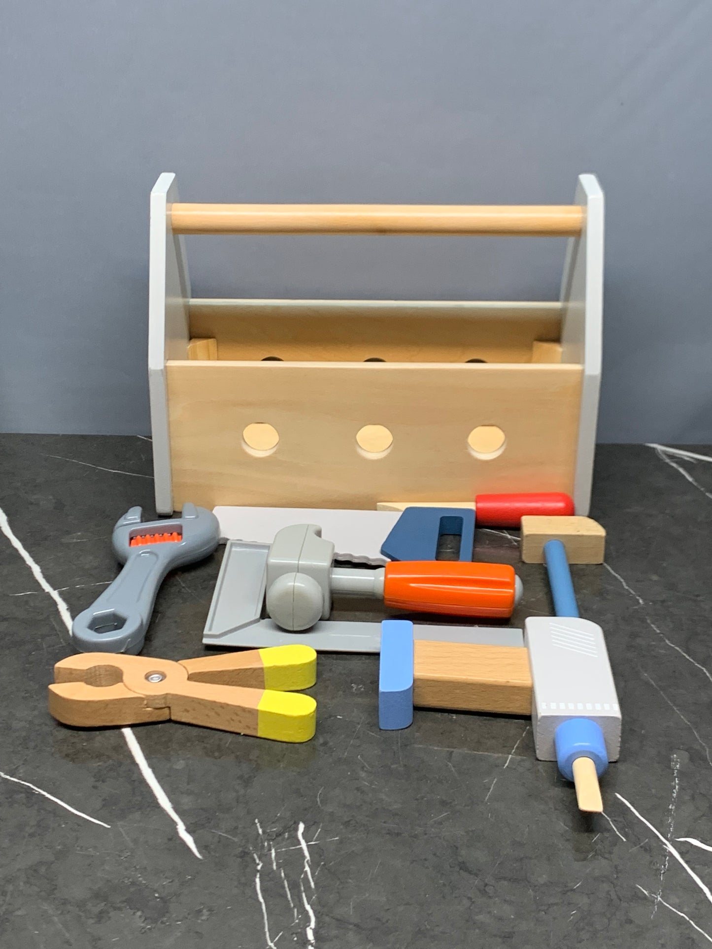 Anko Wooden Tool Box Set.