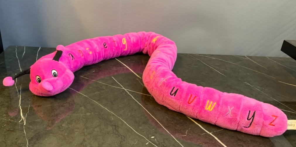 abc Worm Pillow 44”