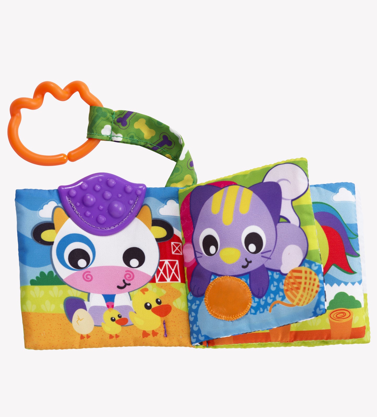 PlayGro A Day at the Farm Teether Book.