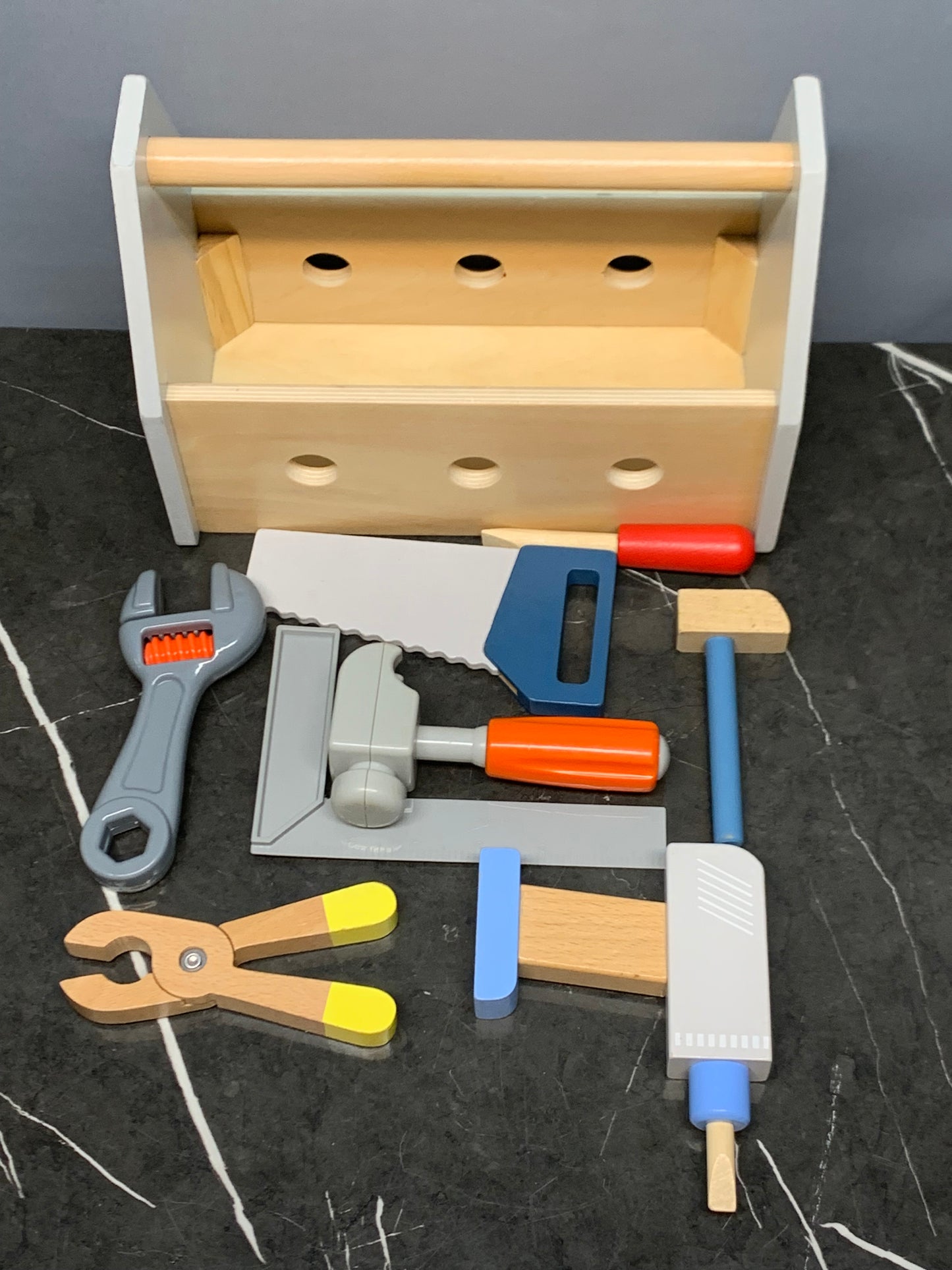 Anko Wooden Tool Box Set.