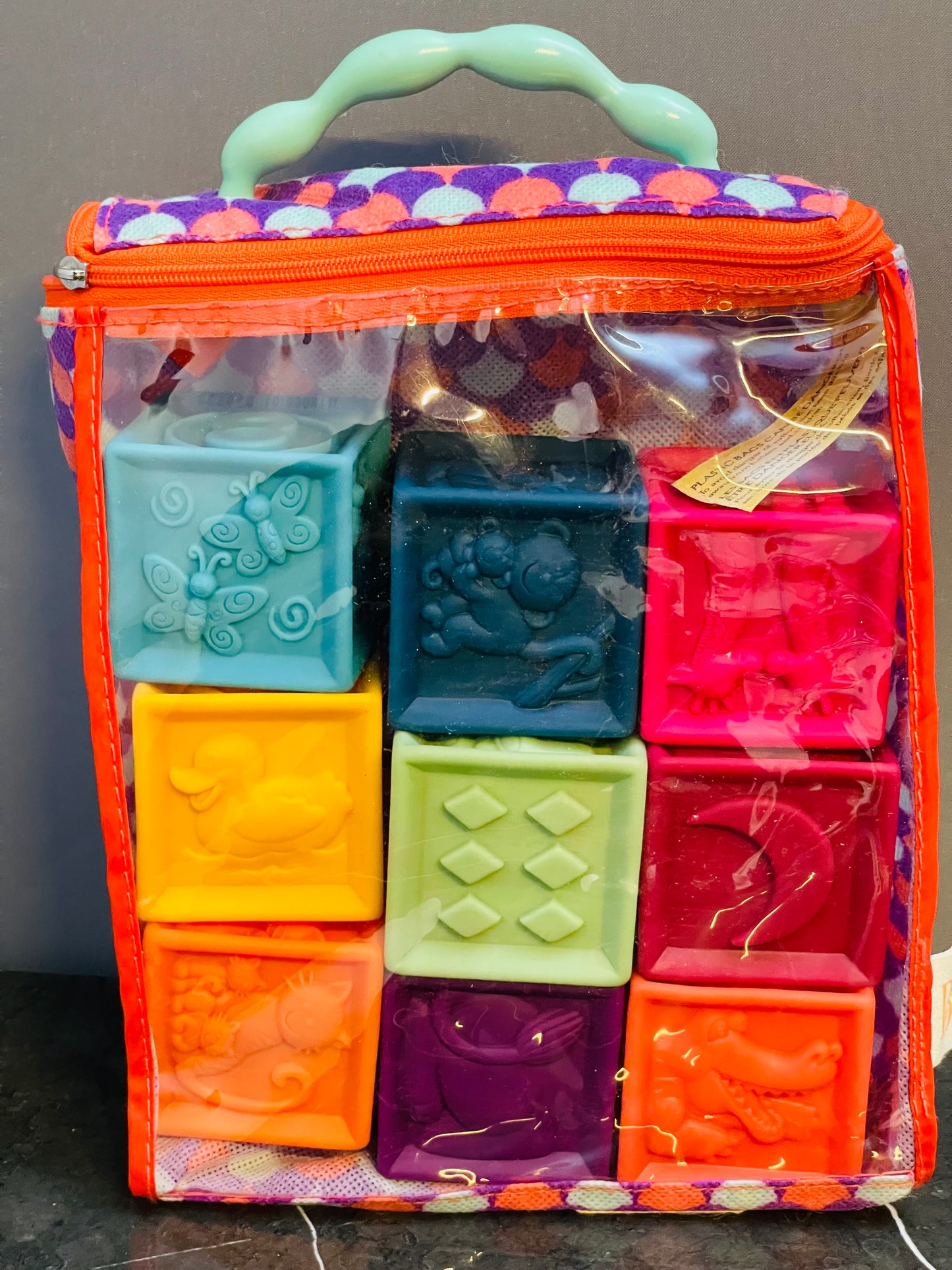 One Two Squeeze | 10 Baby Blocks | B. baby (0ne block(4) missing)
