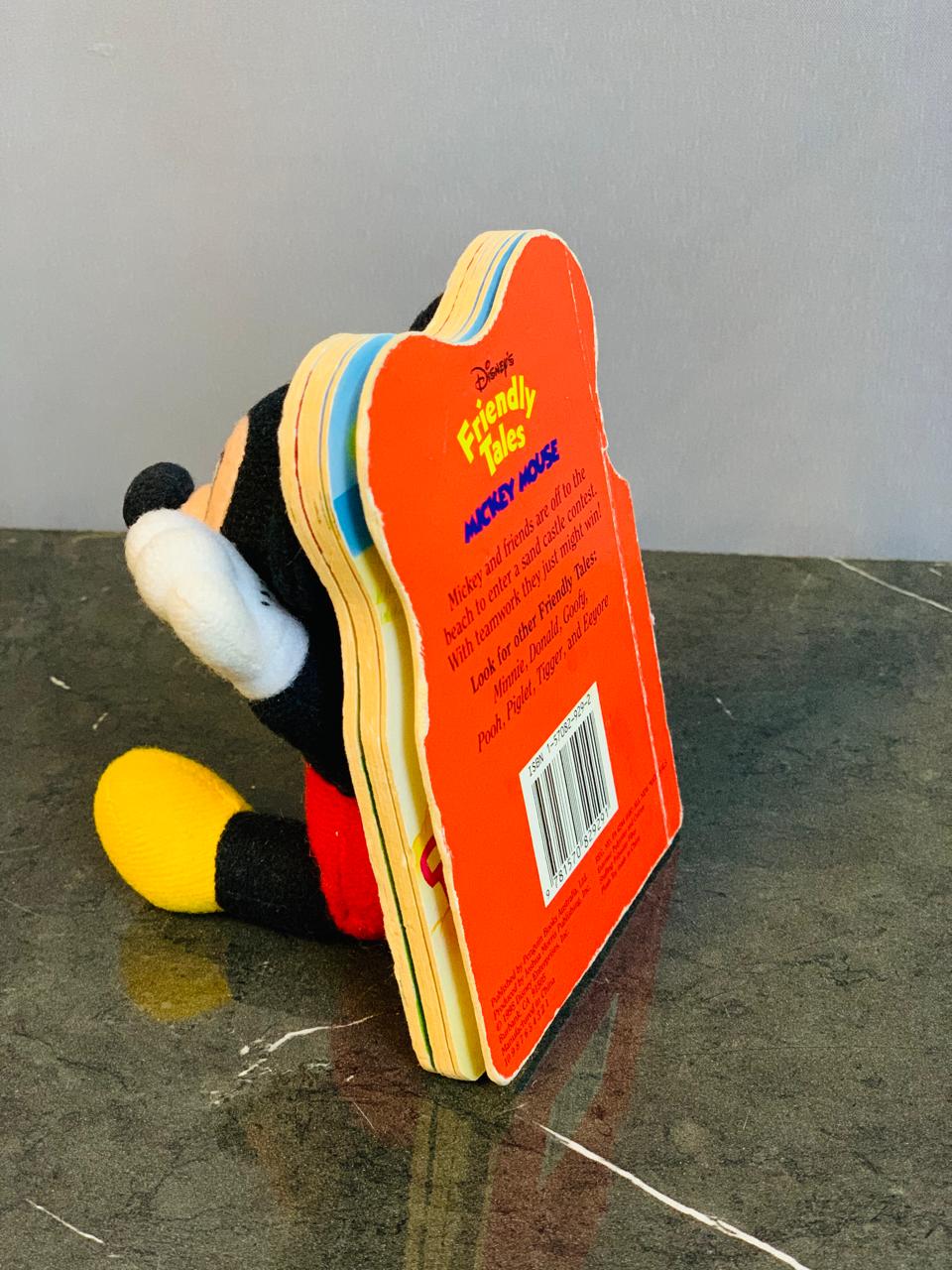 Disney Friendly Tales Mickey Mouse Book With Plush Toy