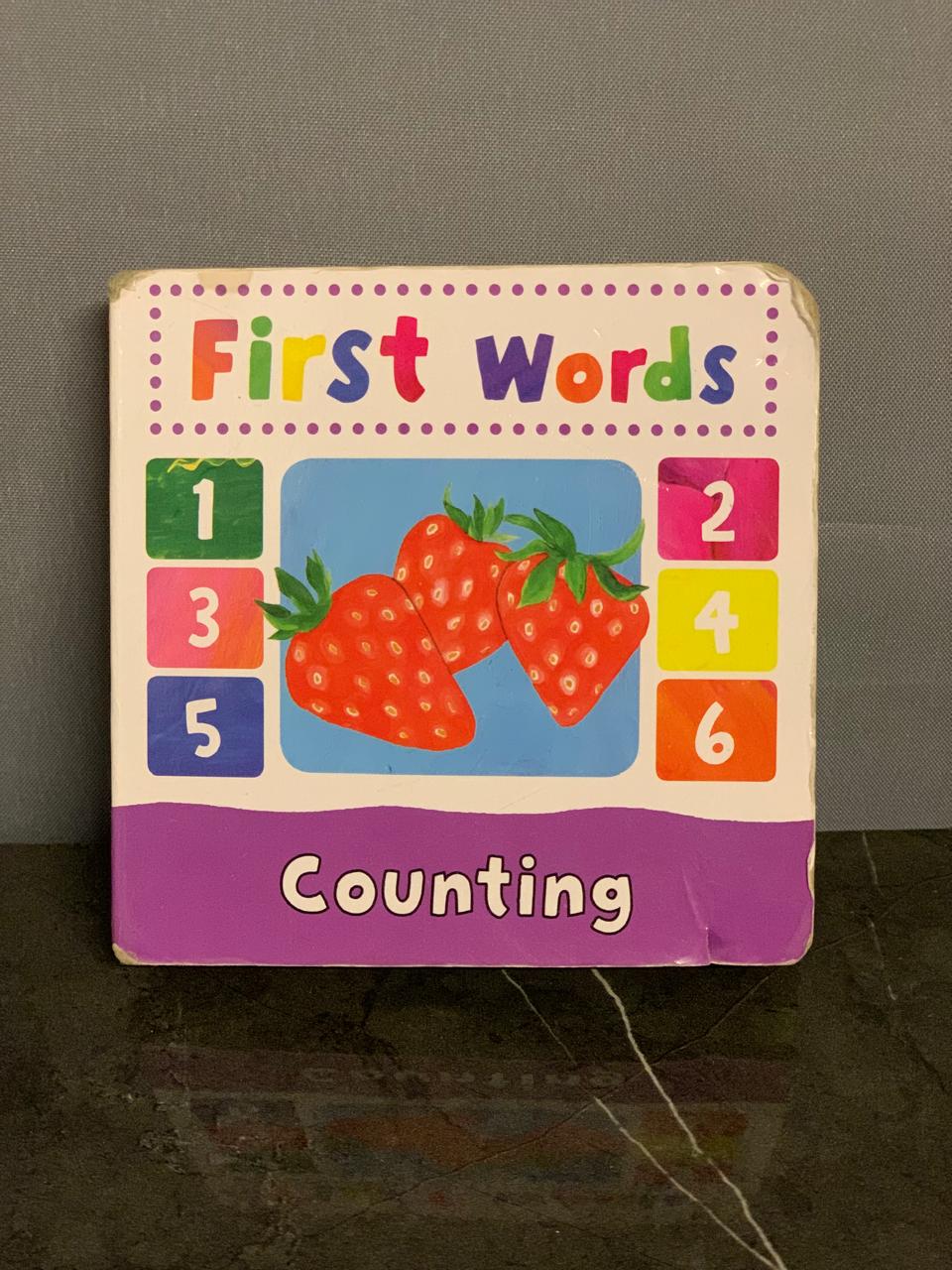 "First Words: Counting" Board Book (Condition 9/10)