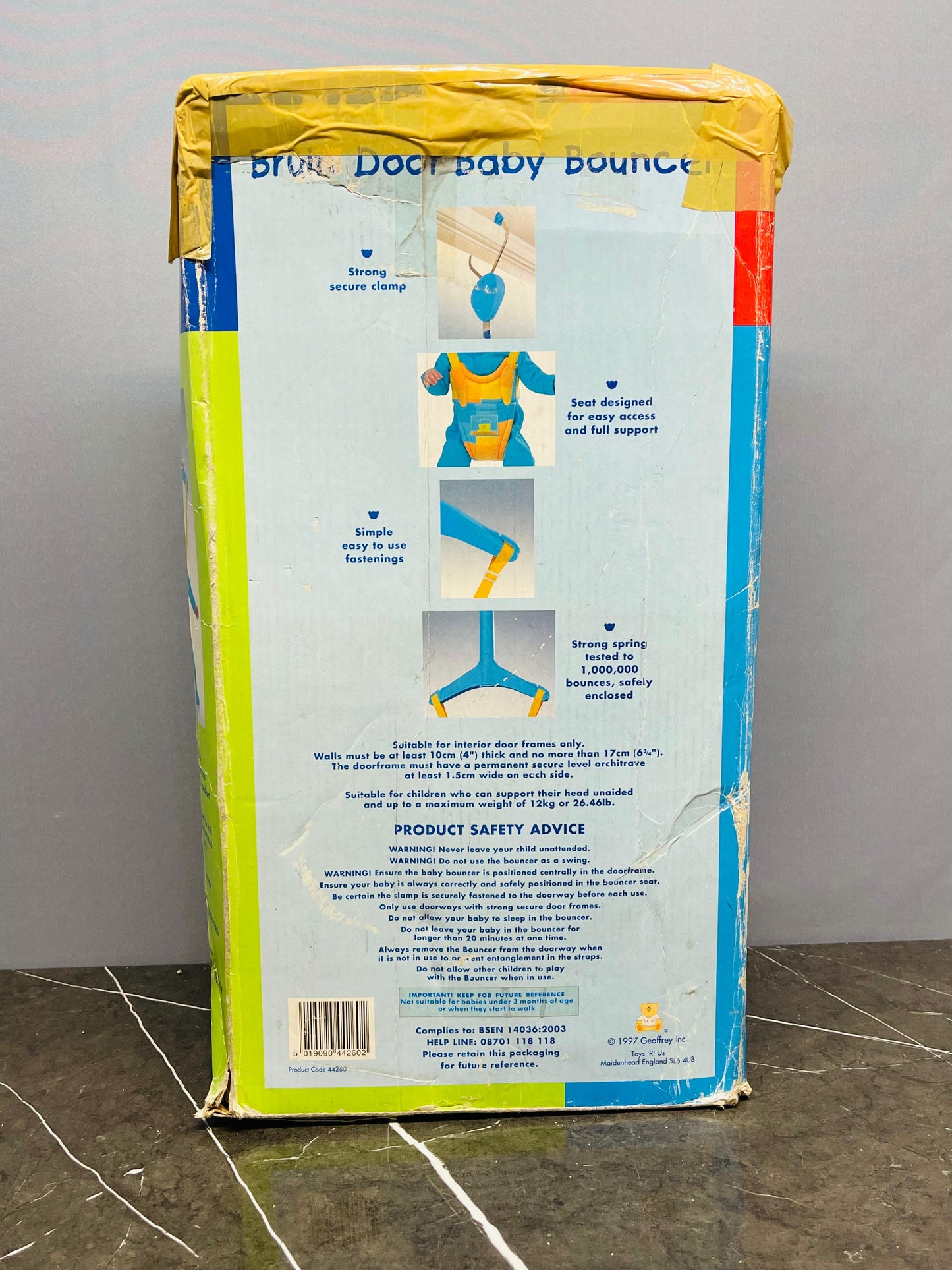 Bruin Doorway Baby Bouncer. (500 advance)