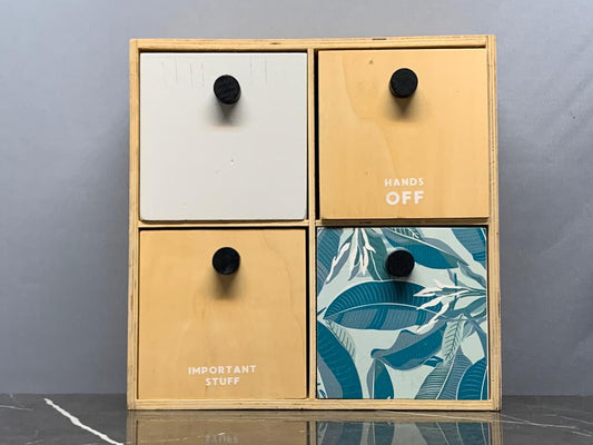 Mini Wooden Storage Organiser.(Ra.395 advance Required)
