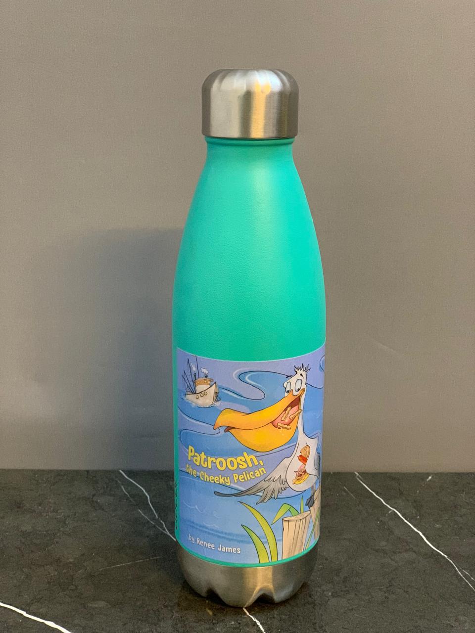 Patroosh, the Cheeky Pelican - Themed Water Bottle