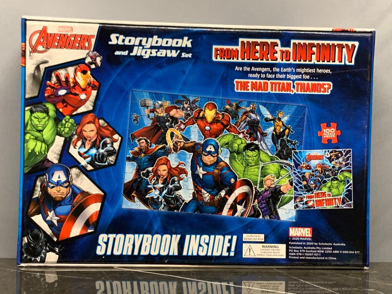 Avengers: Storybook and Jigsaw Set. (100 pieces)