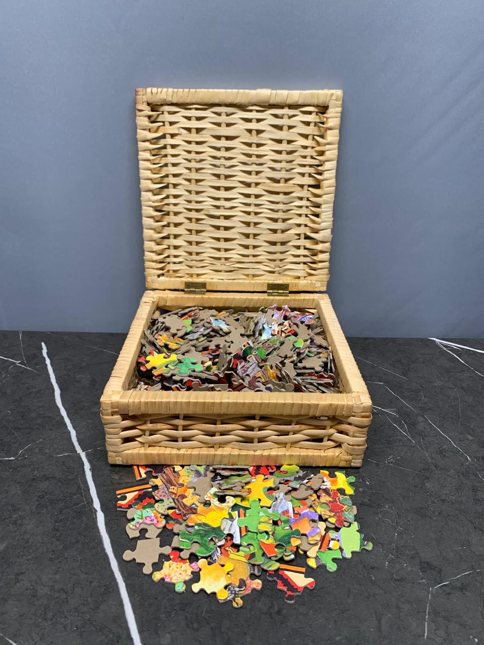 "Picnic in the Park" 600-Piece Jigsaw Puzzle