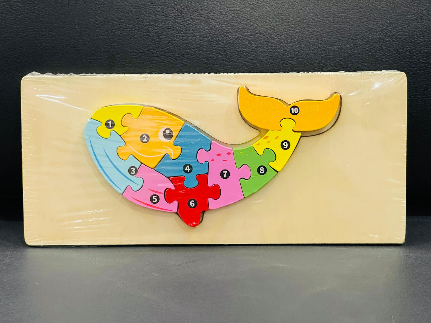 Wooden Whale Puzzle.