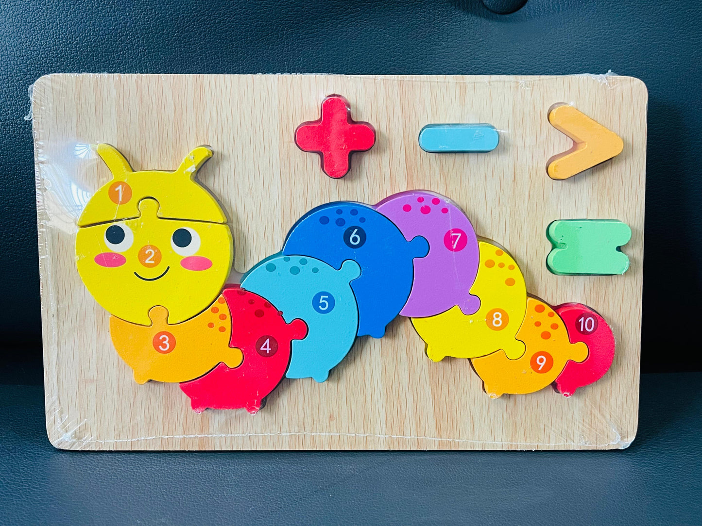 Number Puzzle Animal Jigsaw - Caterpillar