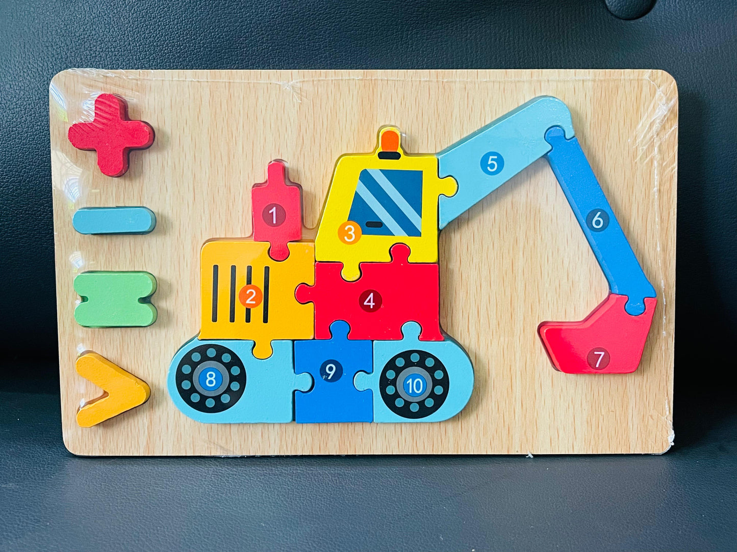 Small Wooden Puzzle Board for Kids