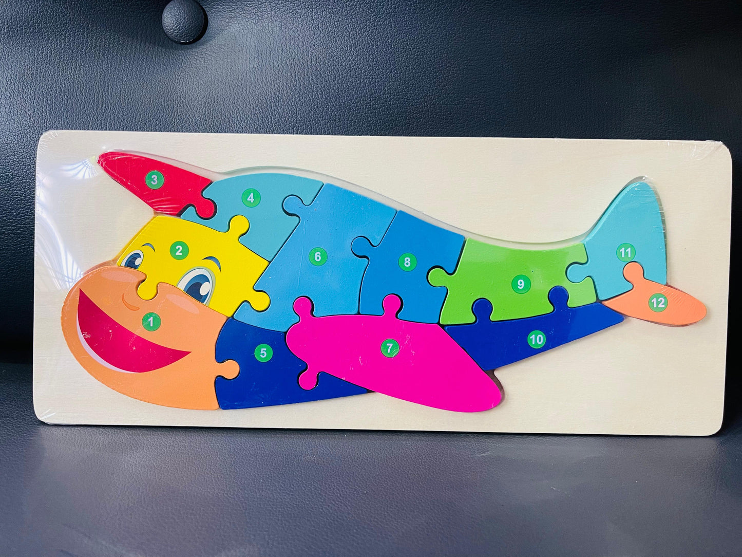 Wooden Toddler Jigsaw Puzzle. (Airplane)