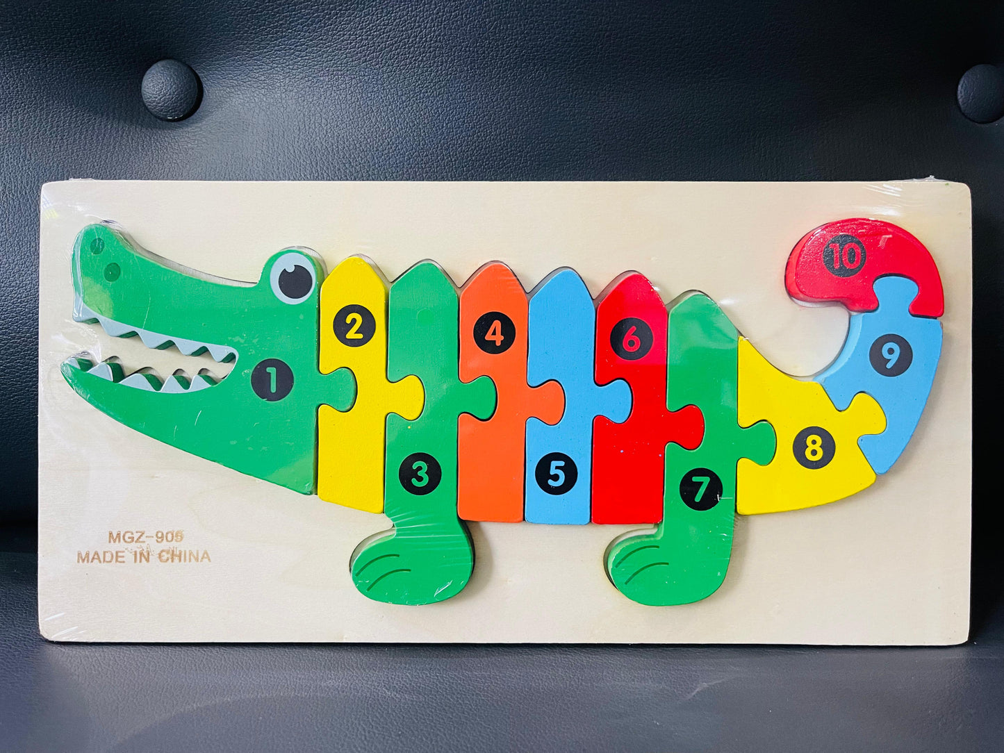 Wooden Crocodile Puzzle.