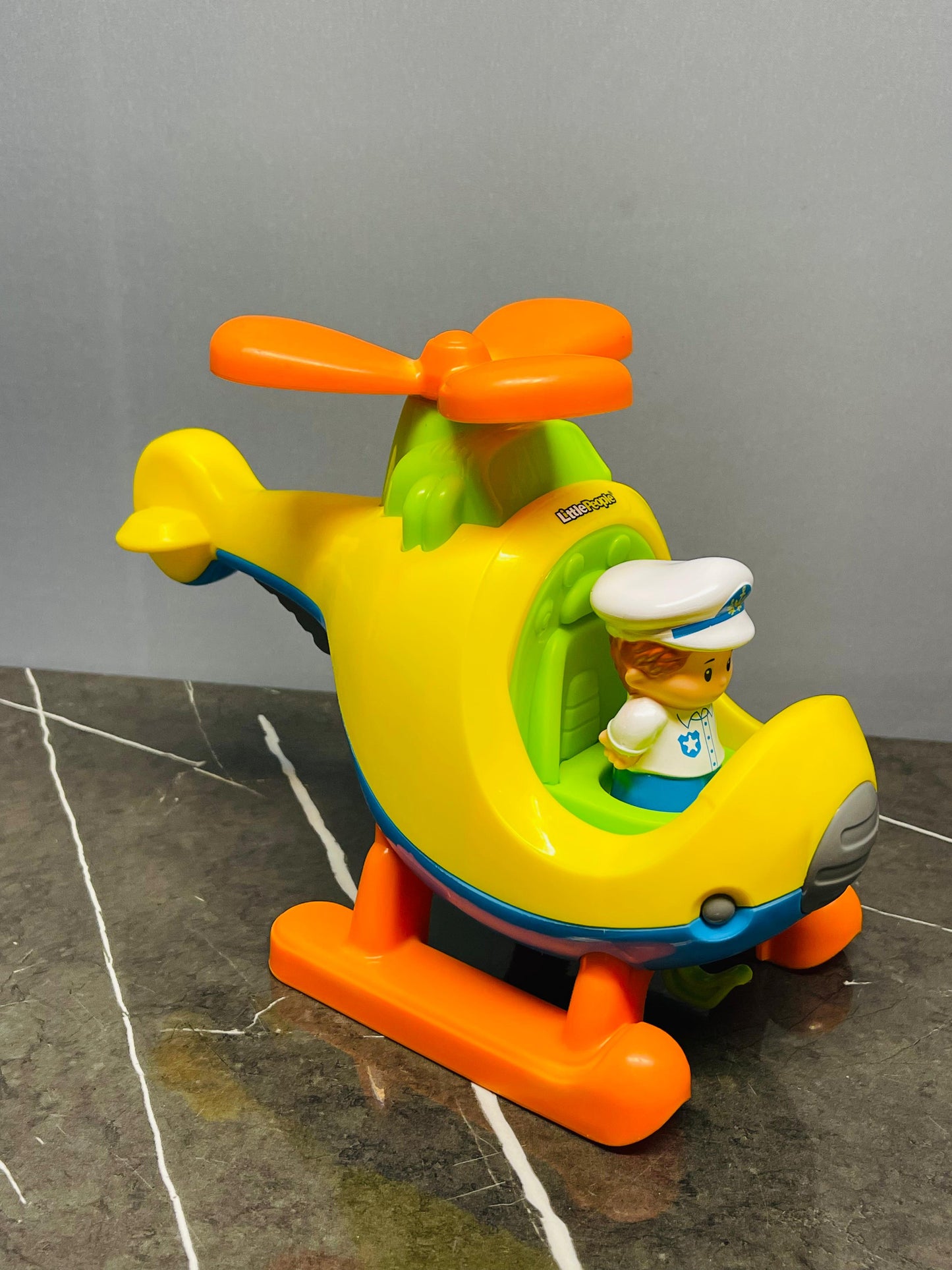 Little People Vehicle Helicopter with Figure and Sound Effect