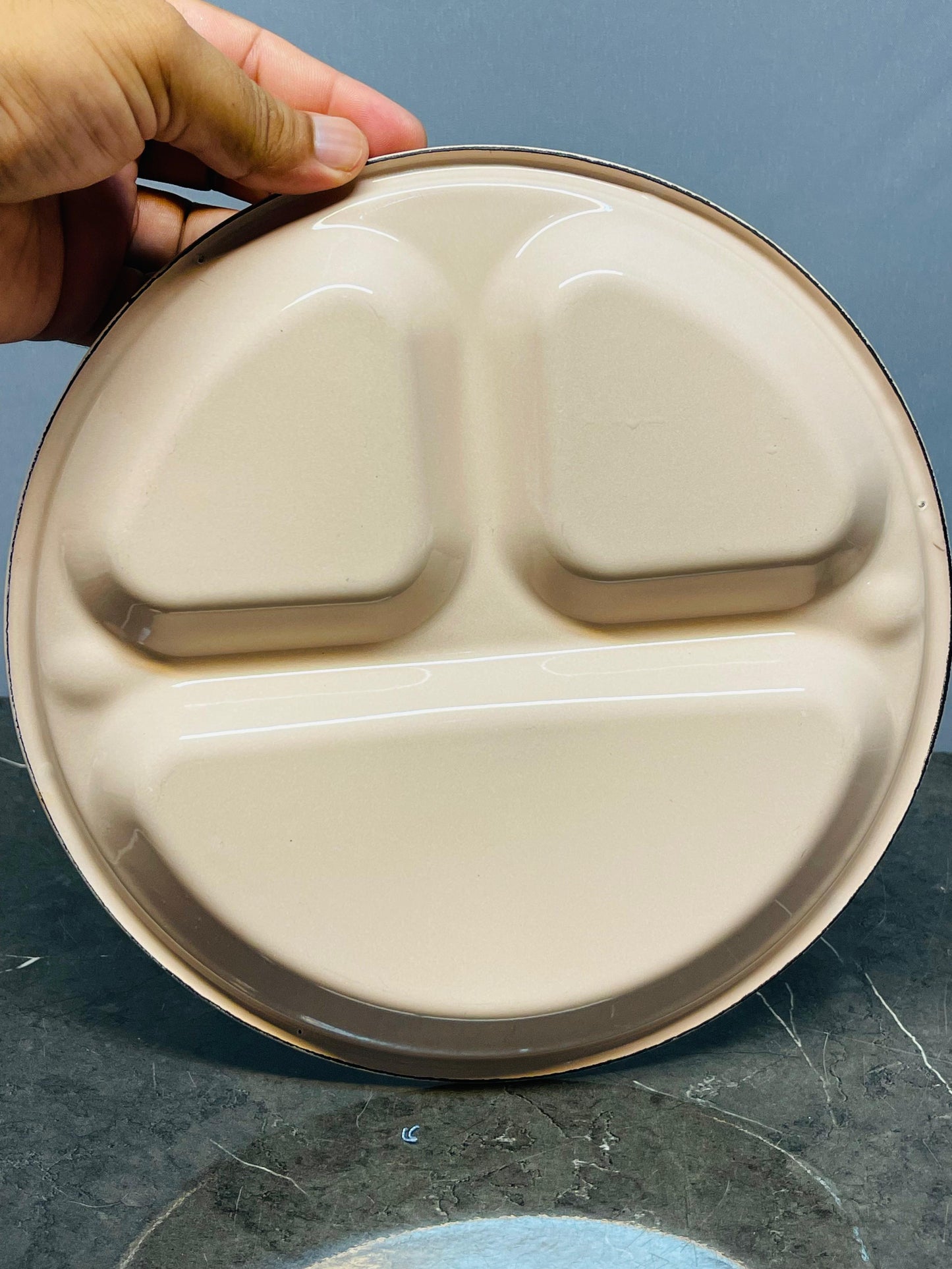 Metallic Kids' Plate with Woodland Animals, metal