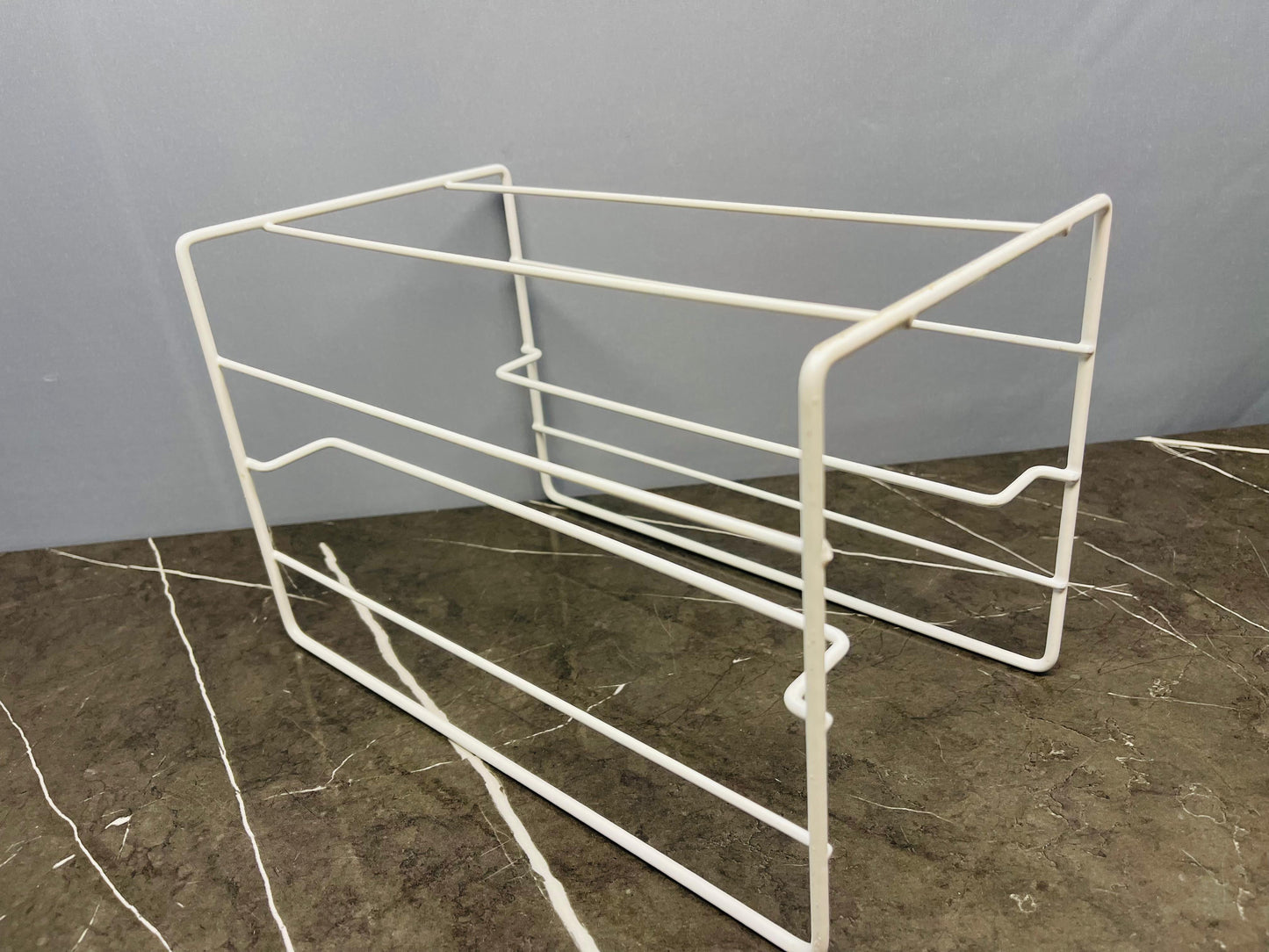 White Wire Under-Shelf or Desk Organizer