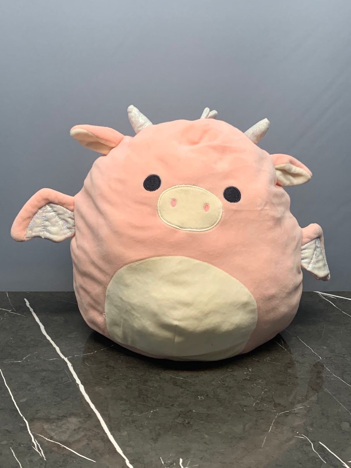 Squishmallow Pink Dragon Plush.