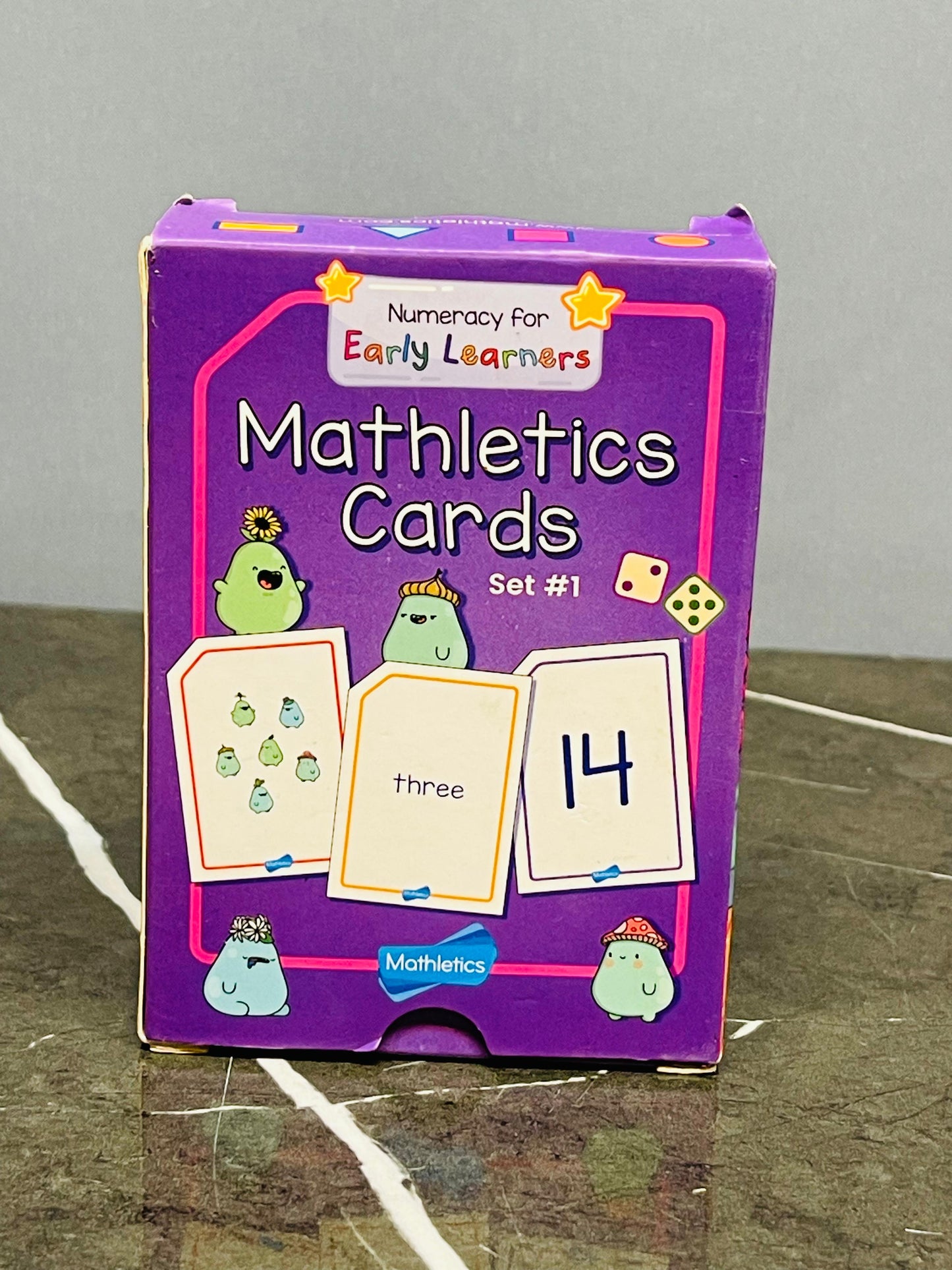 Numeracy for Early Learners Mathletics Cards Set #1. (new)