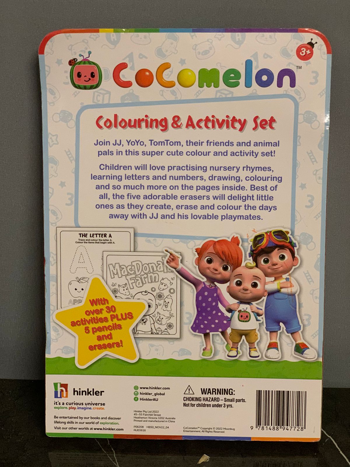 Cocomelon Colouring And Activity Set. (9/10 condition)