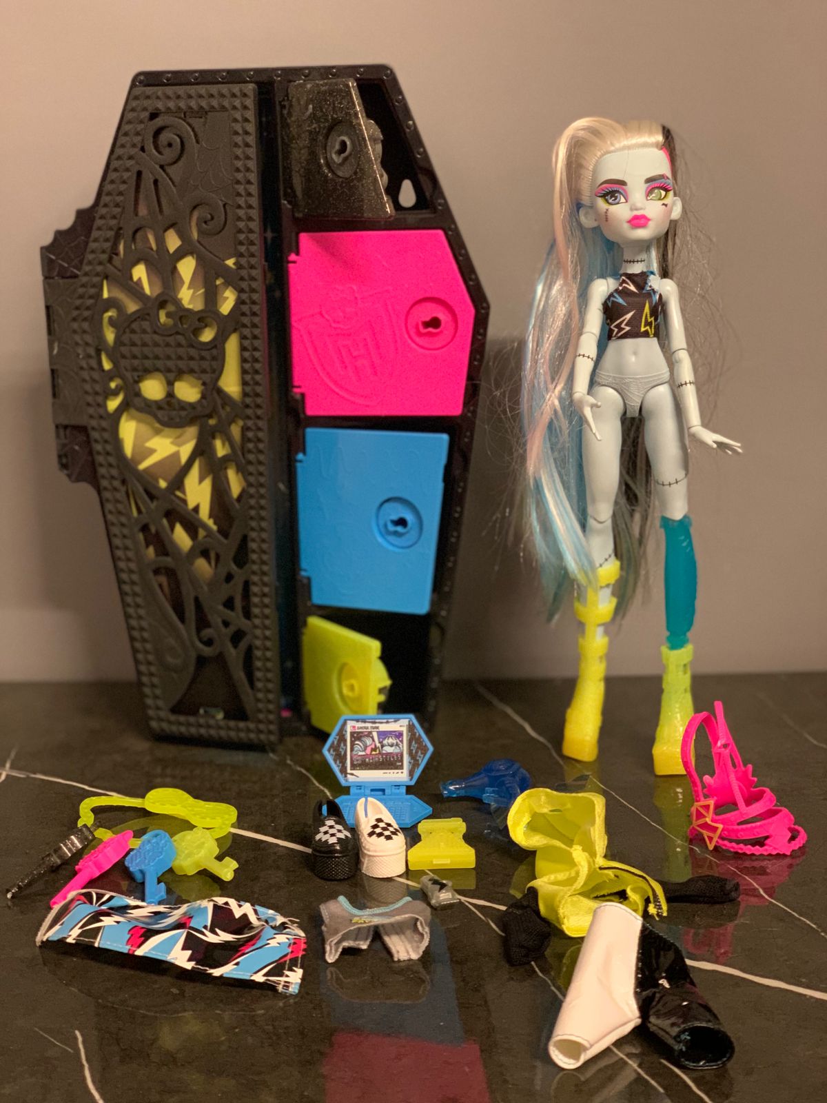 Monster High Skulltimate Doll Frankie Stein.