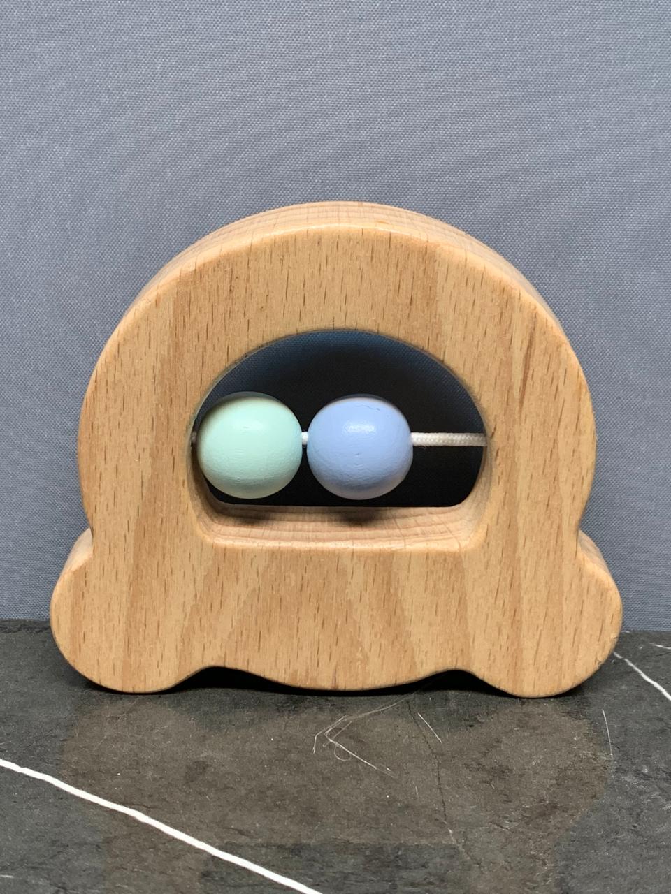 Wooden Baby Rattle.