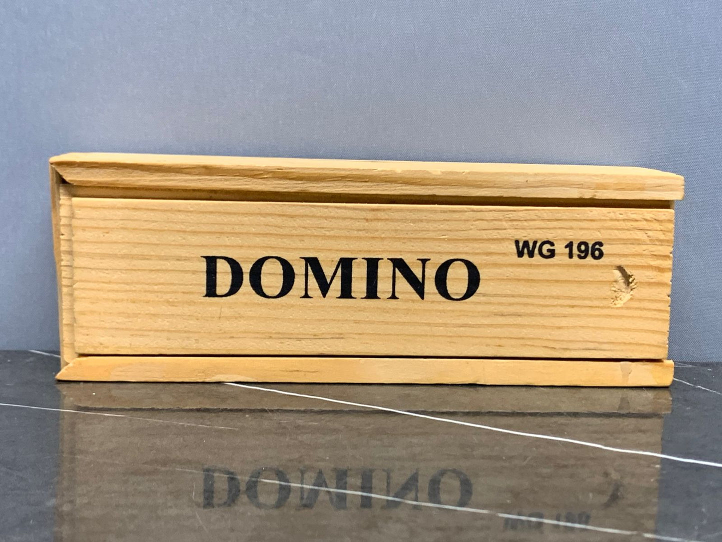Classic Domino in Wooden Box Game.