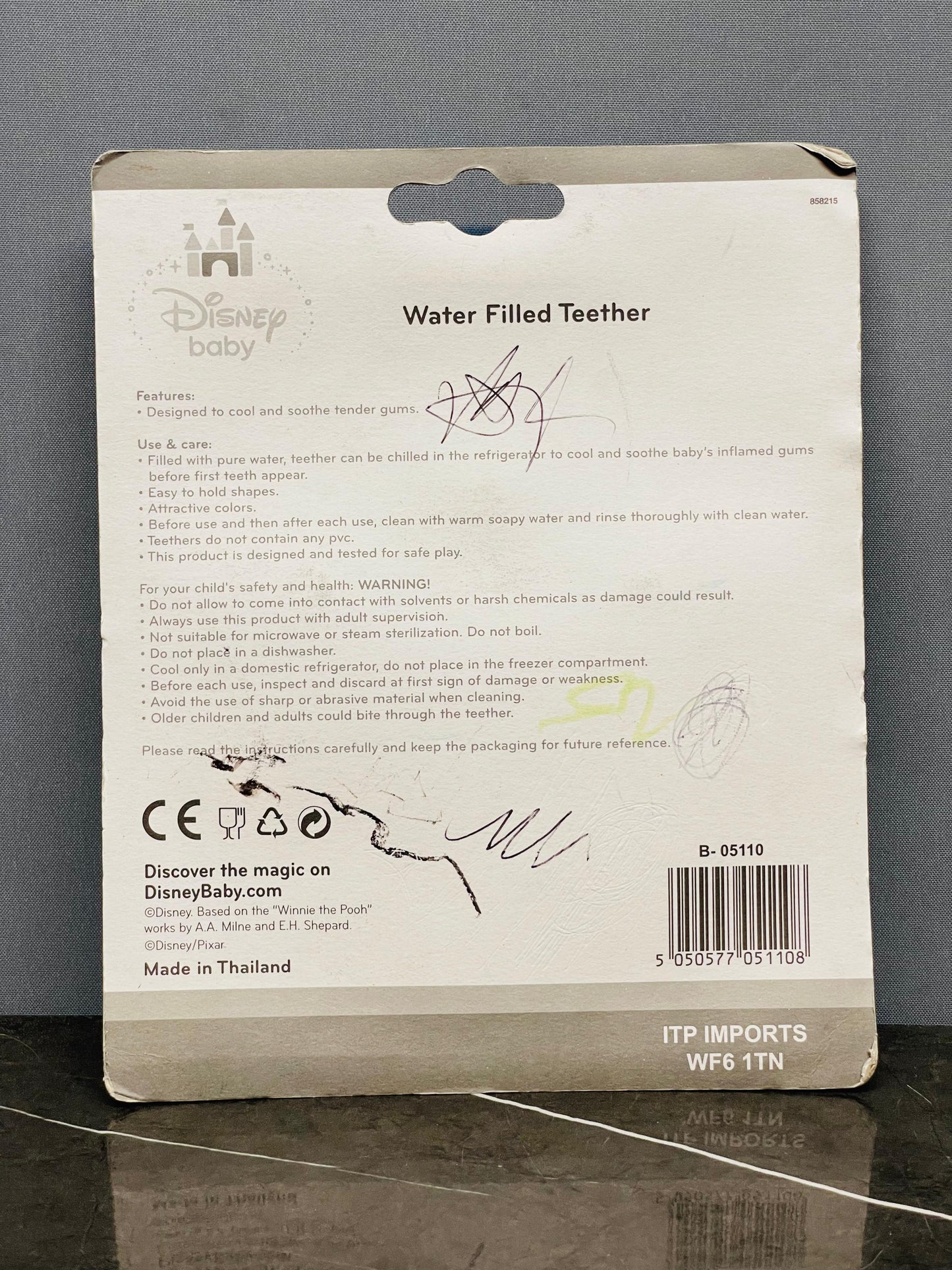 Disney Mickey Mouse Water Filled Teether.