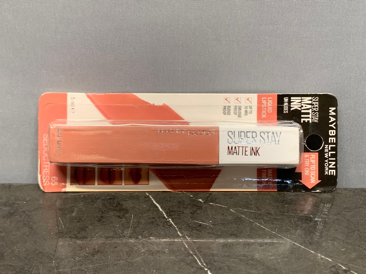 Maybelline Superstay Matte Ink Liquid Lipstick (65 Seductress)(new)