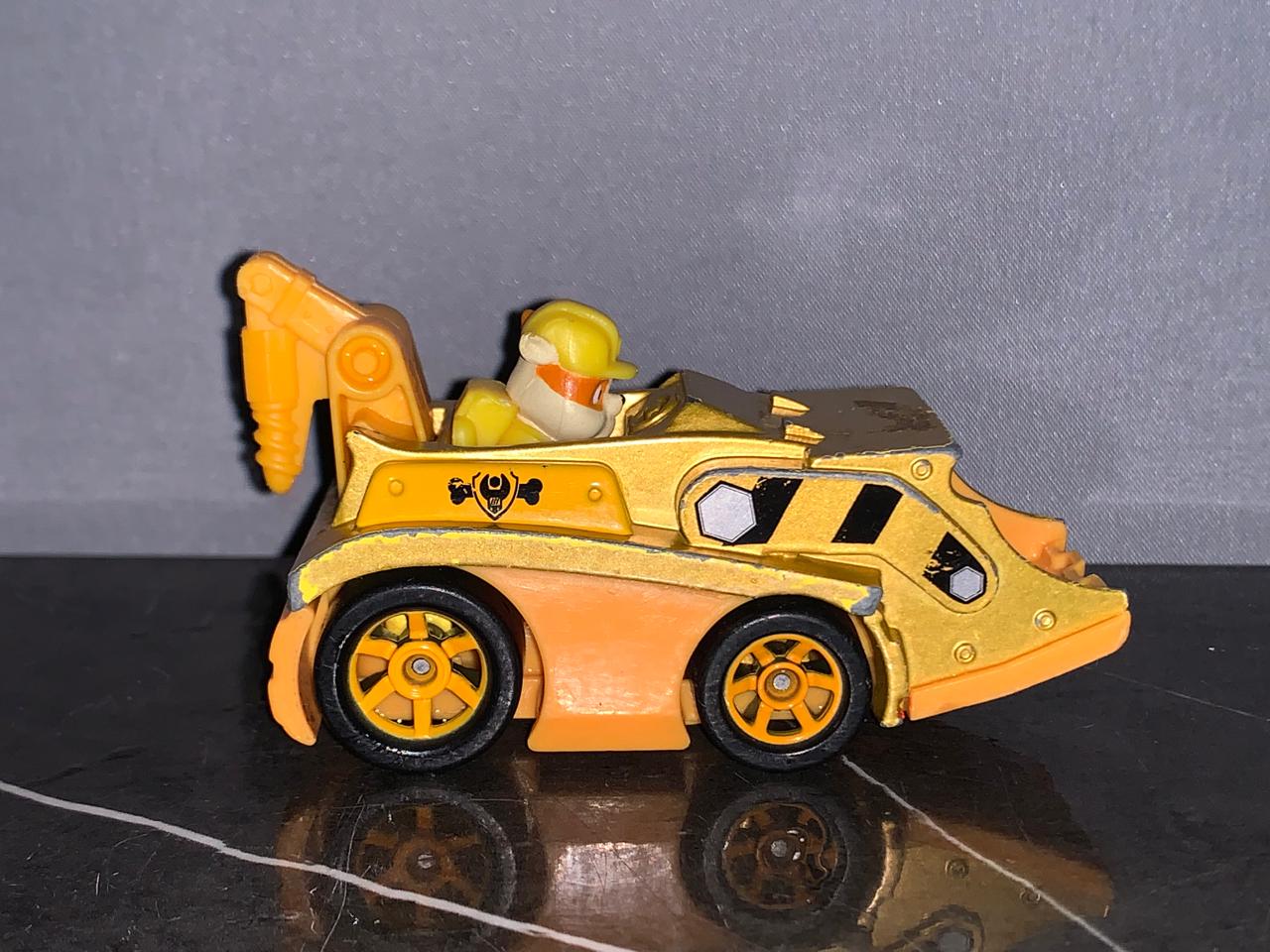 Paw Patrol Rubble Diecast Car.