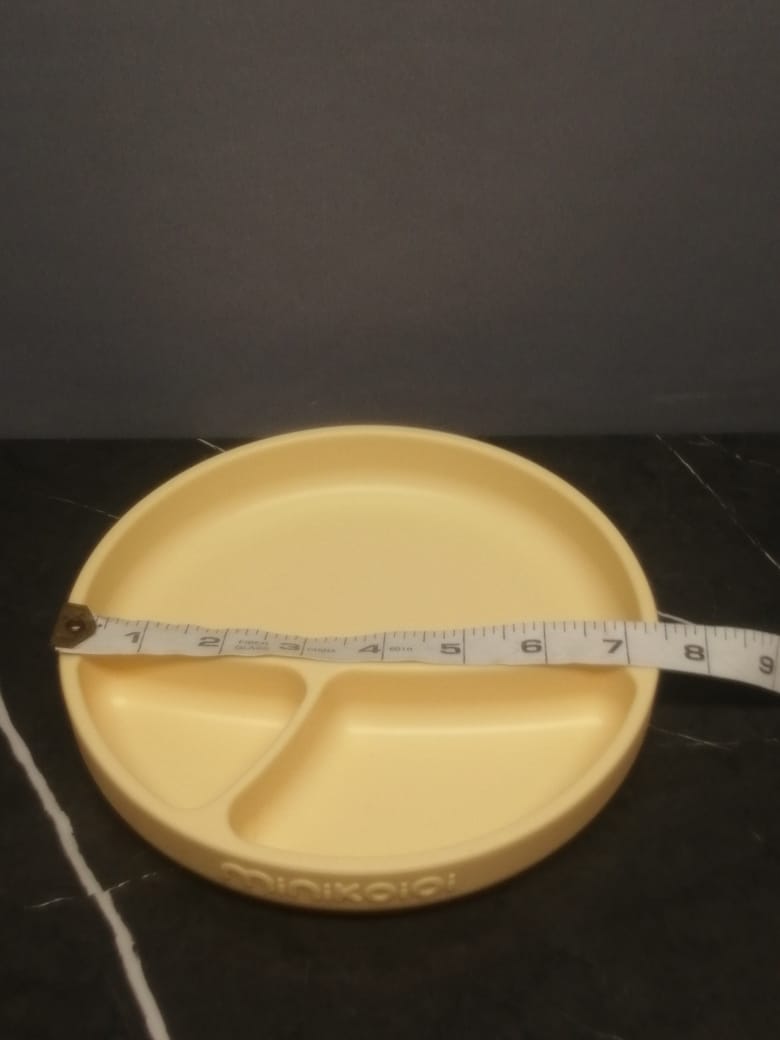 Minikoioi - Silicone 3 Section Plate.