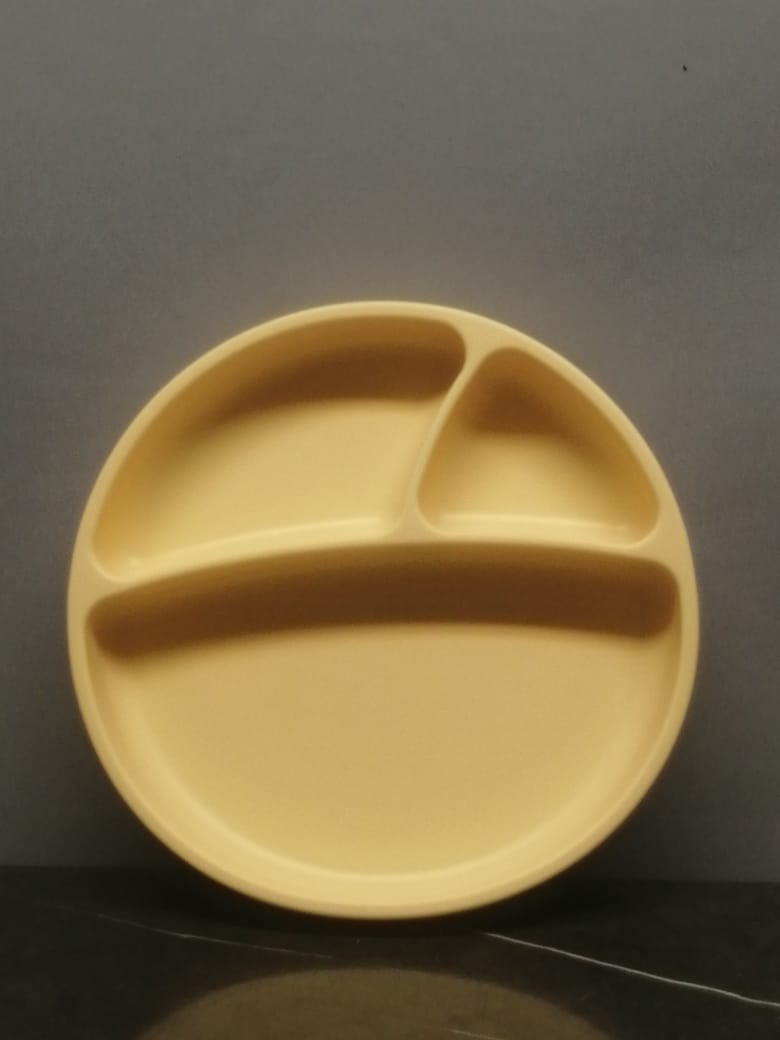 Minikoioi - Silicone 3 Section Plate.
