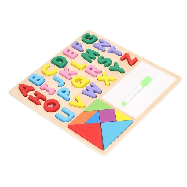Wooden Puzzle Letter Board Educational Board