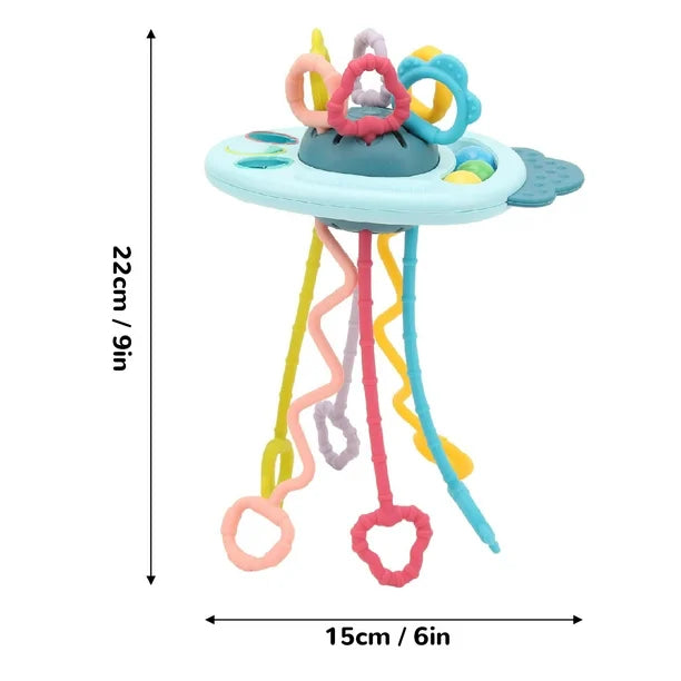 Pull String, Sensory Baby Activity Toy.