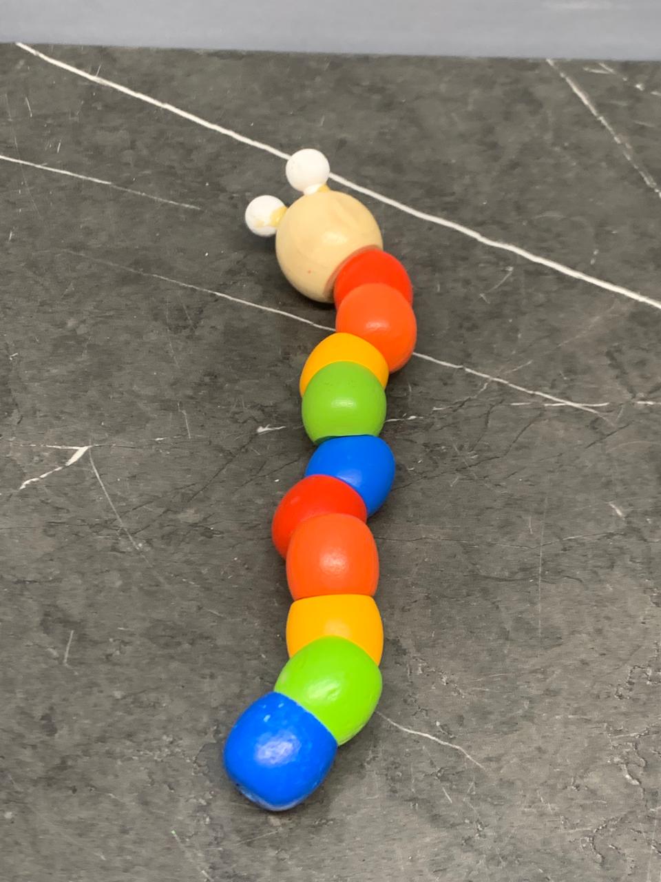 Wooden Caterpillar Toy.