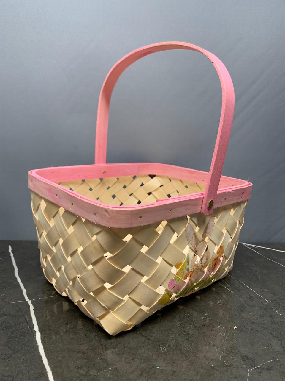 Easter Basket Bunny Print Large