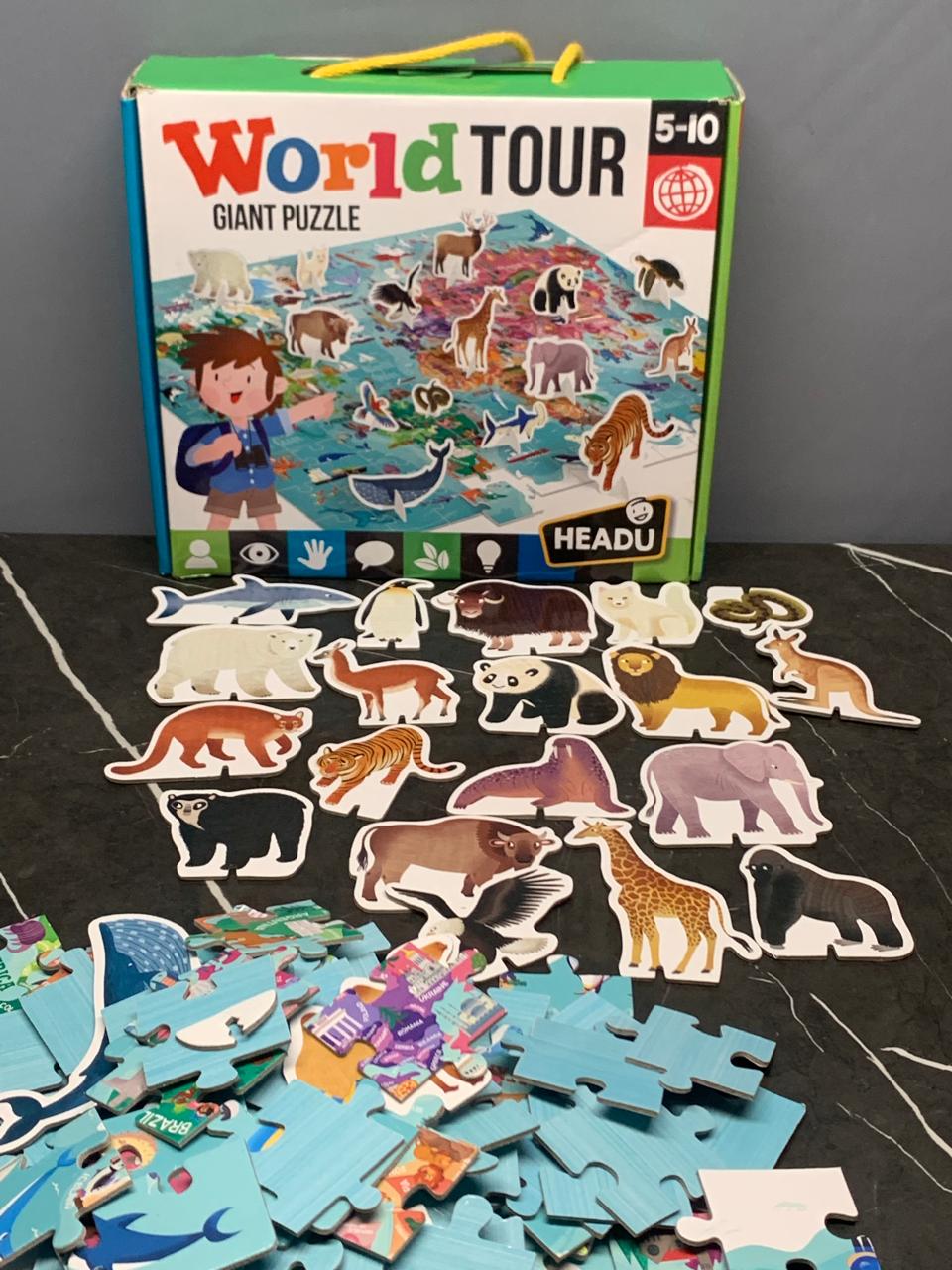 Headu World Tour Giant Puzzle.